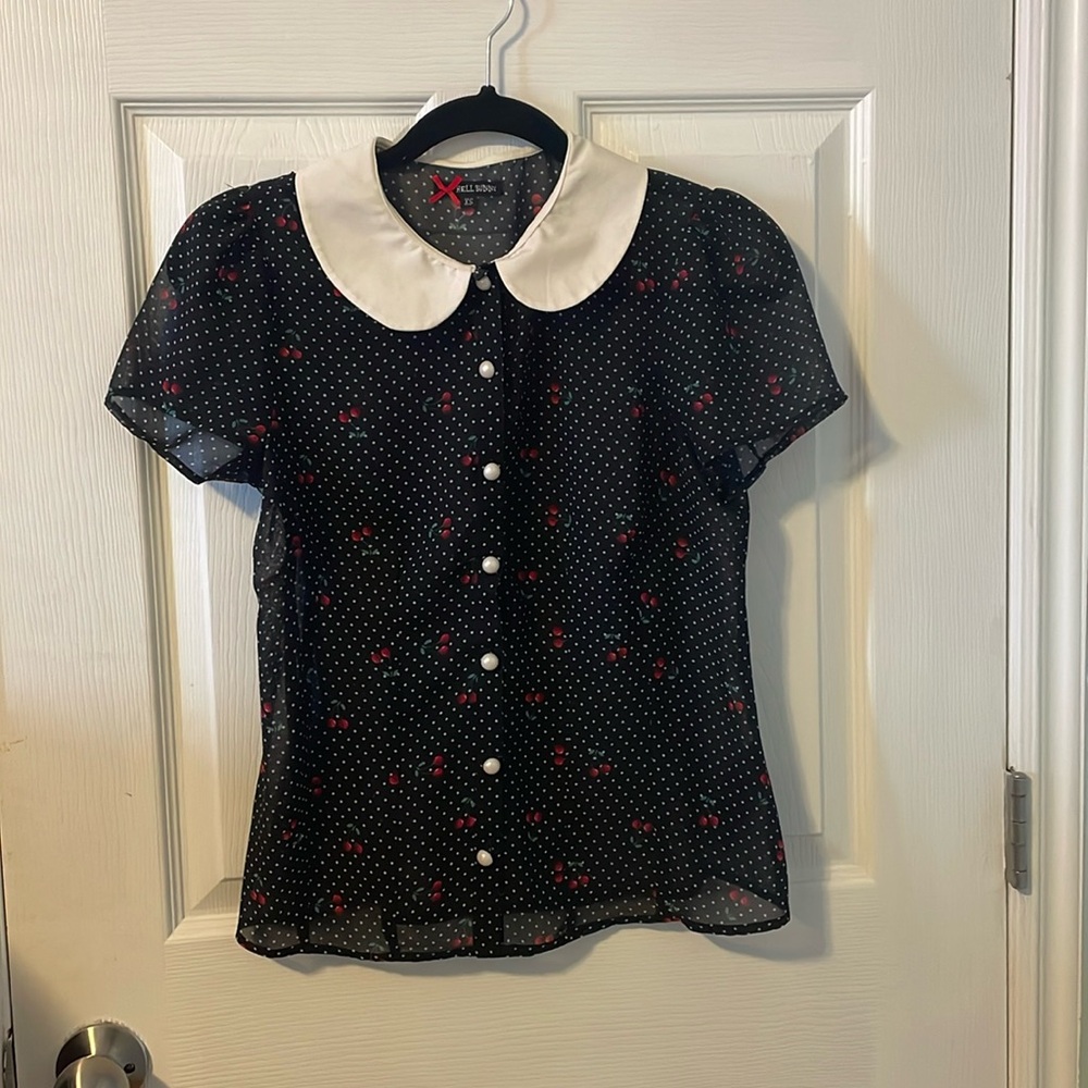 Hell Bunny cherry blouse